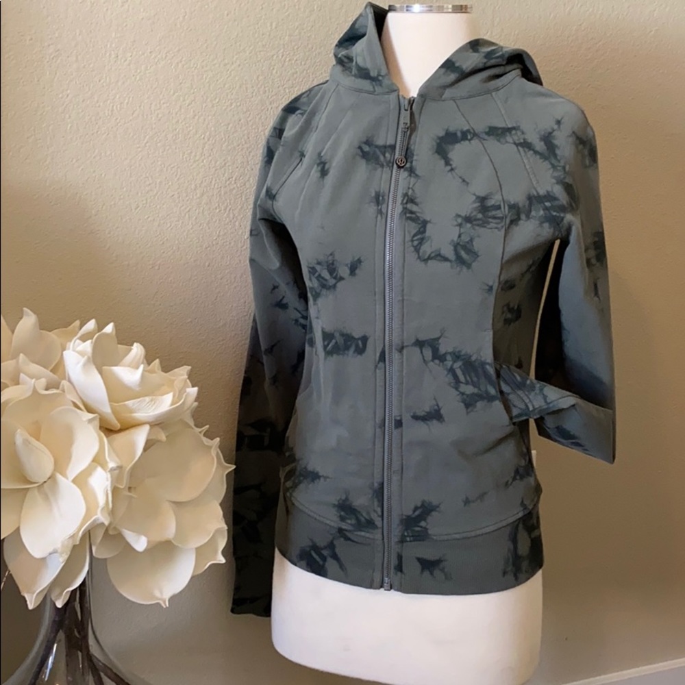 Lululemon Cotton Terry Scuba Shibori SZ4 EUC